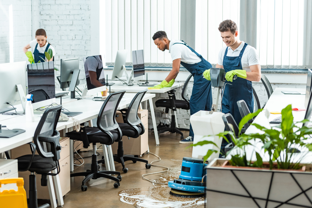 office cleaning crew